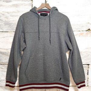 Empyre Men's Grey Hoodie Sweatshirt w/ Drawstring, Kangaroo Pouch - Size M